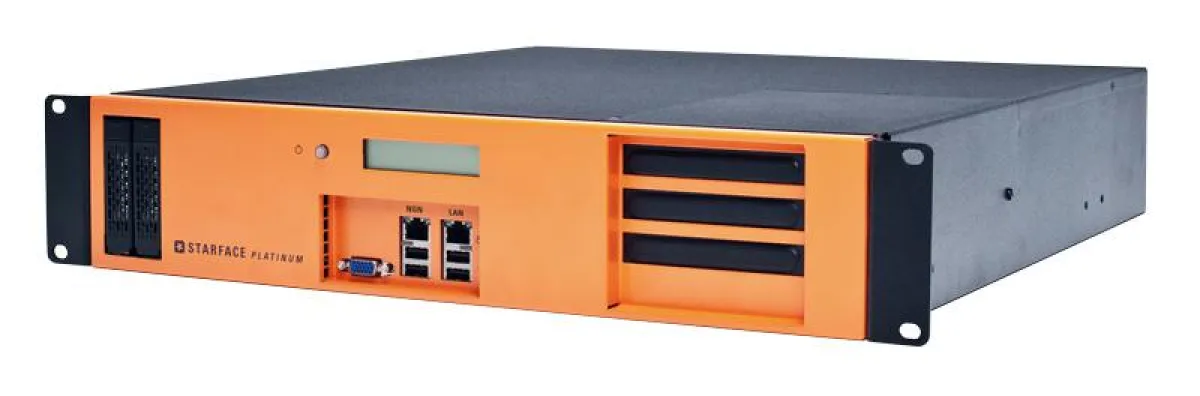 Im Bild: Die Appliance STARFACE Platinum für bis zu 3.000 Nutzer.