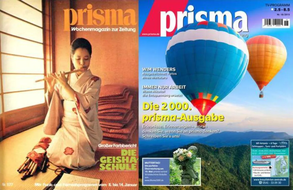 prisma Heftcover 1977/ 2015