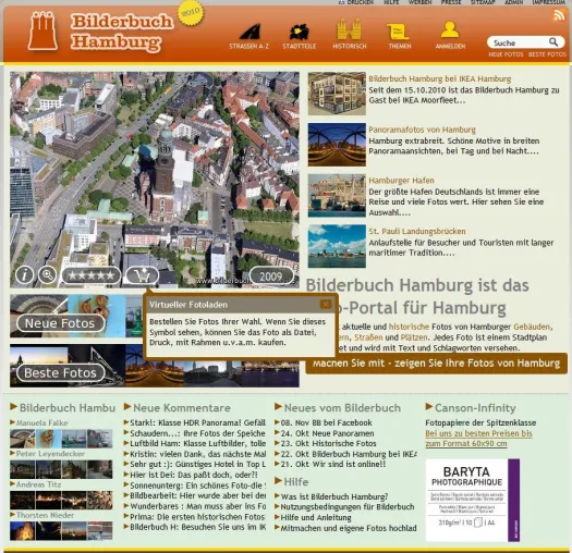 Bild: abracus GmbH startet neue regionale Fotoportale in Hamburg und Bonn
