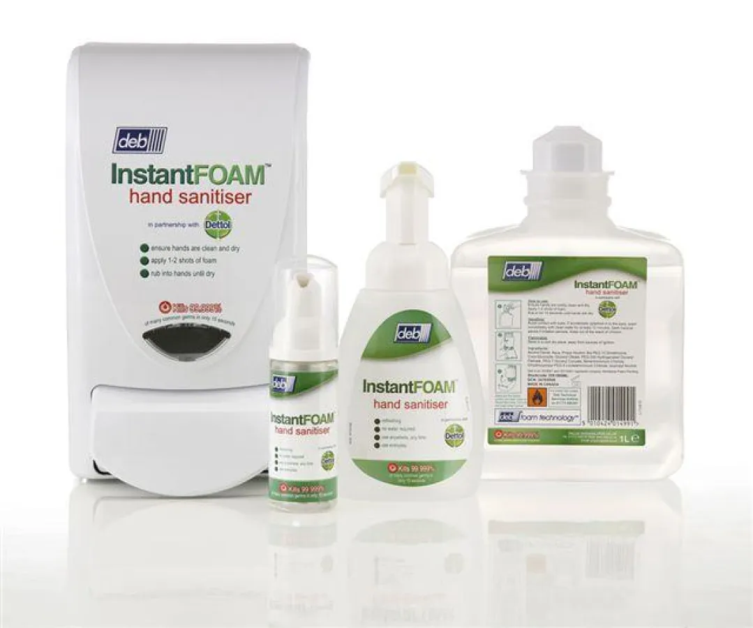 deb InstantFOAM Hygieneschaum zur Handreinigung ohne Wasser
