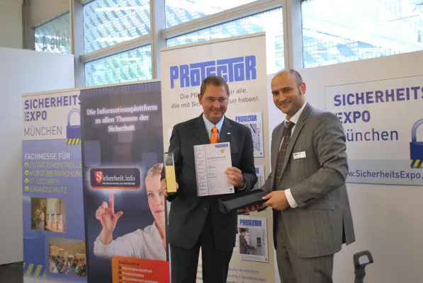 Kaba mit dem Protector Award für Sicherheitstechnik in Gold ausgezeichnet Bild: Kaba mit dem Protector Award für Sicherheitstechnik in Gold ausgezeichnet