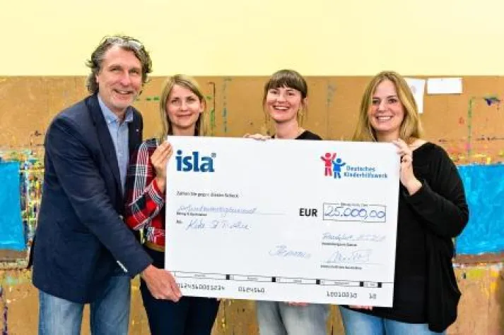 Bild: Aktion isla® Kita-Fürsorge unterstützt 26 Kindertagesstätten mit 150.000 Euro