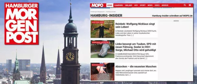 Bild: Hamburg-Insider: MOPO lanciert erstes lokales Influencer-Netzwerk