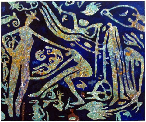 Bild: "Lebewelten" - Ausstellung von Kaveh Ziapour im Atelier 13 b