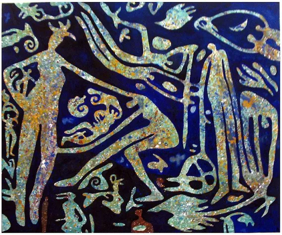 Bild: "Lebewelten" - Ausstellung von Kaveh Ziapour im Atelier 13 b