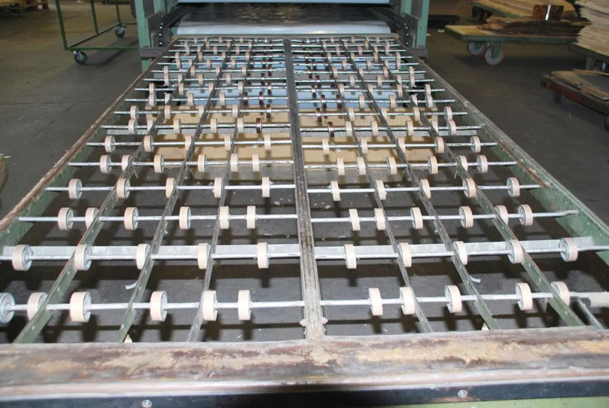 TORWEGGE-Qualität: Diese Röllchenbahn funktioniert ist schon 40 Jahre einwandfrei (Foto: Klinkert)