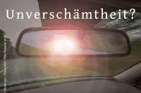 Alltagsfrage Verkehrsrecht: Wann darf man die Lichthupe einsetzen? Bild: Alltagsfrage Verkehrsrecht: Wann darf man die Lichthupe einsetzen?