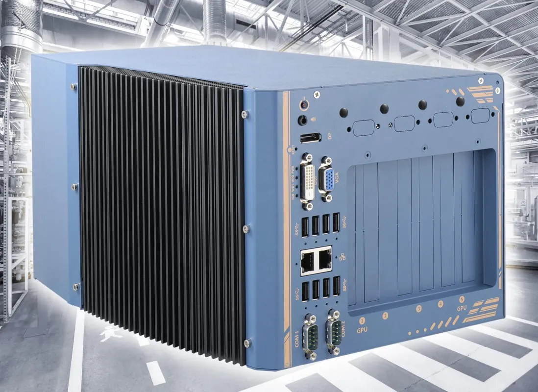 Nuvo-8208GC von Acceed mit zwei Grafikkarten für High-End-KI-Applikationen