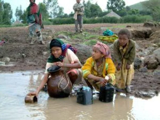Trinkwasser dank Sand Bild: Trinkwasser dank Sand