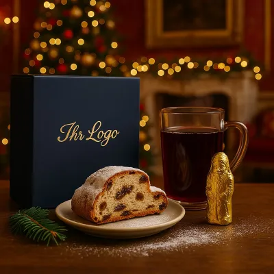 Bild: Edle Weihnachtsgeschenke mit Logo: Wie Werbeartikel 2025 Markenbotschaften neu definieren