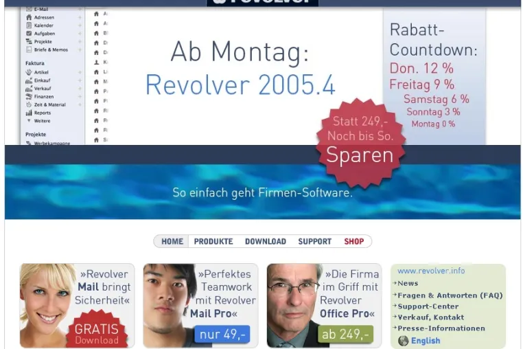 Revolver 2005.4: Die Technik der großen Konzerne jetzt auch für kleine Firmen Bild: Revolver 2005.4: Die Technik der großen Konzerne jetzt auch für kleine Firmen