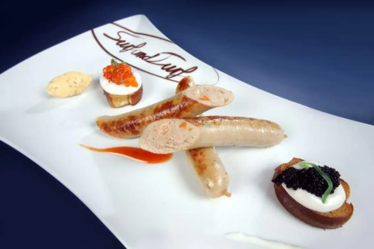 Surf and Turf Original®-Bratwurst aus Fisch und Fleisch