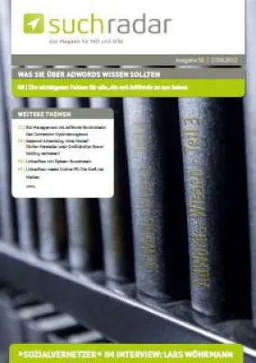 Bild: SEO-/SEM-Magazin suchradar gibt Unternehmen wichtige Hilfestellungen in Sachen Google AdWords