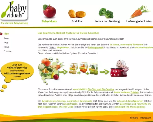 Praktisches Bio-Babynahrungs-System mit kostenlosem Lieferservice - jetzt neu und nur im Großraum Nürnberg Bild: Praktisches Bio-Babynahrungs-System mit kostenlosem Lieferservice - jetzt neu und nur im Großraum Nürnberg