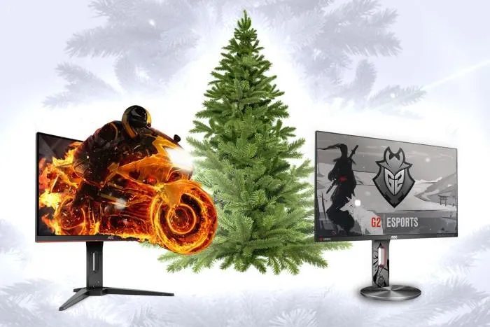 Macht Platz unter dem Weihnachtsbaum – für Gaming-Monitore der G1-Serie von AOC Bild: Macht Platz unter dem Weihnachtsbaum – für Gaming-Monitore der G1-Serie von AOC
