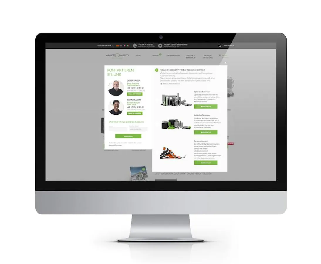 Produktberatung auf autosen.com