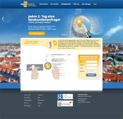 Bild: Mit regiomatch.de vermarkten sich lokale Unternehmen effektiv und messbar