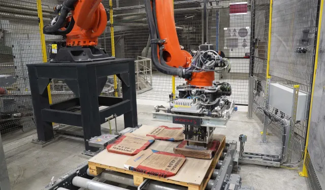 Bild: Wie lässt sich die Depalettierung von Leersäcken in der Zementindustrie prozesssicher automatisieren?