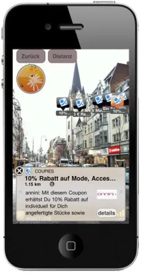 Bild: Coupons in der ‚Augmented Reality‘ finden