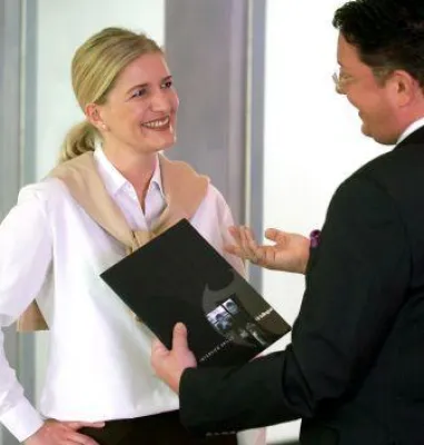 Bild: inlingua Kiel mit einem Stand auf der Messe Berufsforum Kiel am 5. März