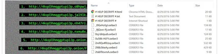 .cerber3 Dateien-eine neue Cerber Virus Erweiterung Bild: .cerber3 Dateien-eine neue Cerber Virus Erweiterung