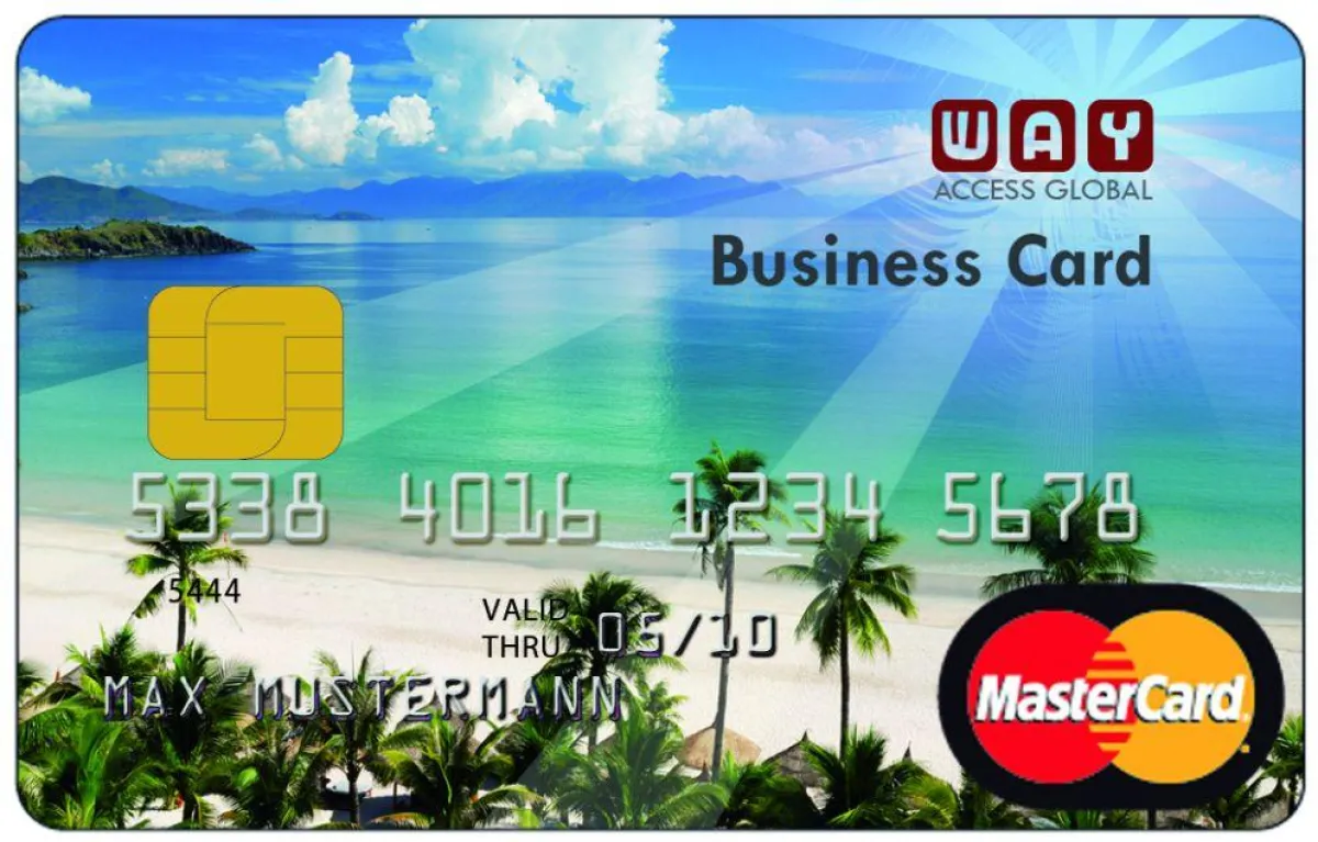 WAY AG Business Card - Die prepaid Money Transfer MasterCard des weltbekannten MLM Unternehmens für seine Mitarbeiter