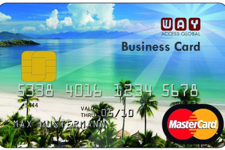 MasterCard Prepaid Money Transfer Kreditkarte im eigenen Design und Hochprägung Bild: MasterCard Prepaid Money Transfer Kreditkarte im eigenen Design und Hochprägung