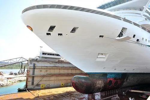 Bild: Prinzessin beim Facelifting zugeschaut – Umbau der Grand Princess wird im täglichen Video-Blog dokumentiert