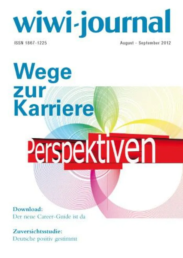 Coverseite des neuen WiWi-Journals zum Thema Karriereplanung