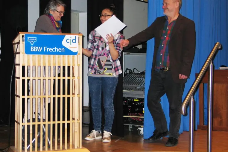 Bild: Titelverleihung Schule ohne Rassismus - Schule mit Courage an die CJD Christophorusschule Frechen