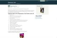 Bild: Depression-Test Pro und Contra