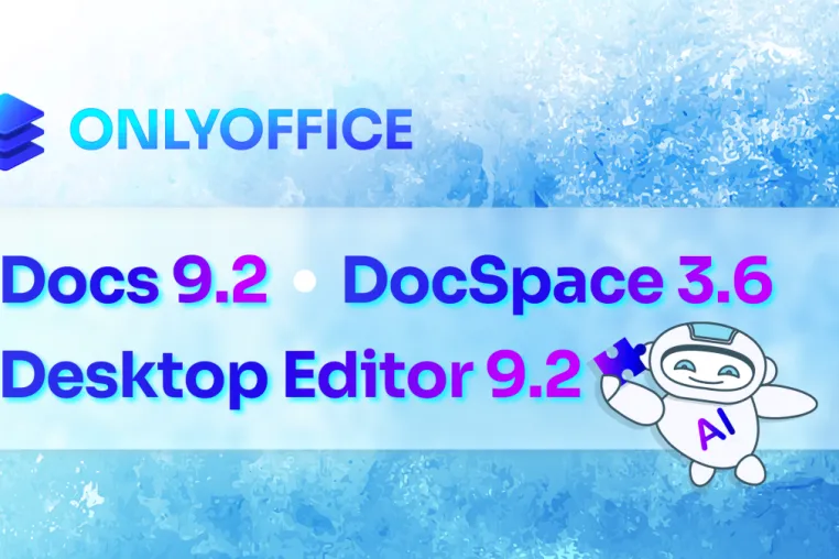 ONLYOFFICE veröffentlicht DocSpace 3.6 und Docs 9.2: Neue KI-Agenten und mehr Anpassungsmöglichkeiten Bild: ONLYOFFICE veröffentlicht DocSpace 3.6 und Docs 9.2: Neue KI-Agenten und mehr Anpassungsmöglichkeiten