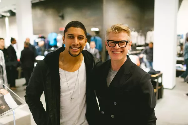 Bild: Andreas Bourani und Carl Jakob Haupt zu Gast: Calvin Klein Event bei Wormland