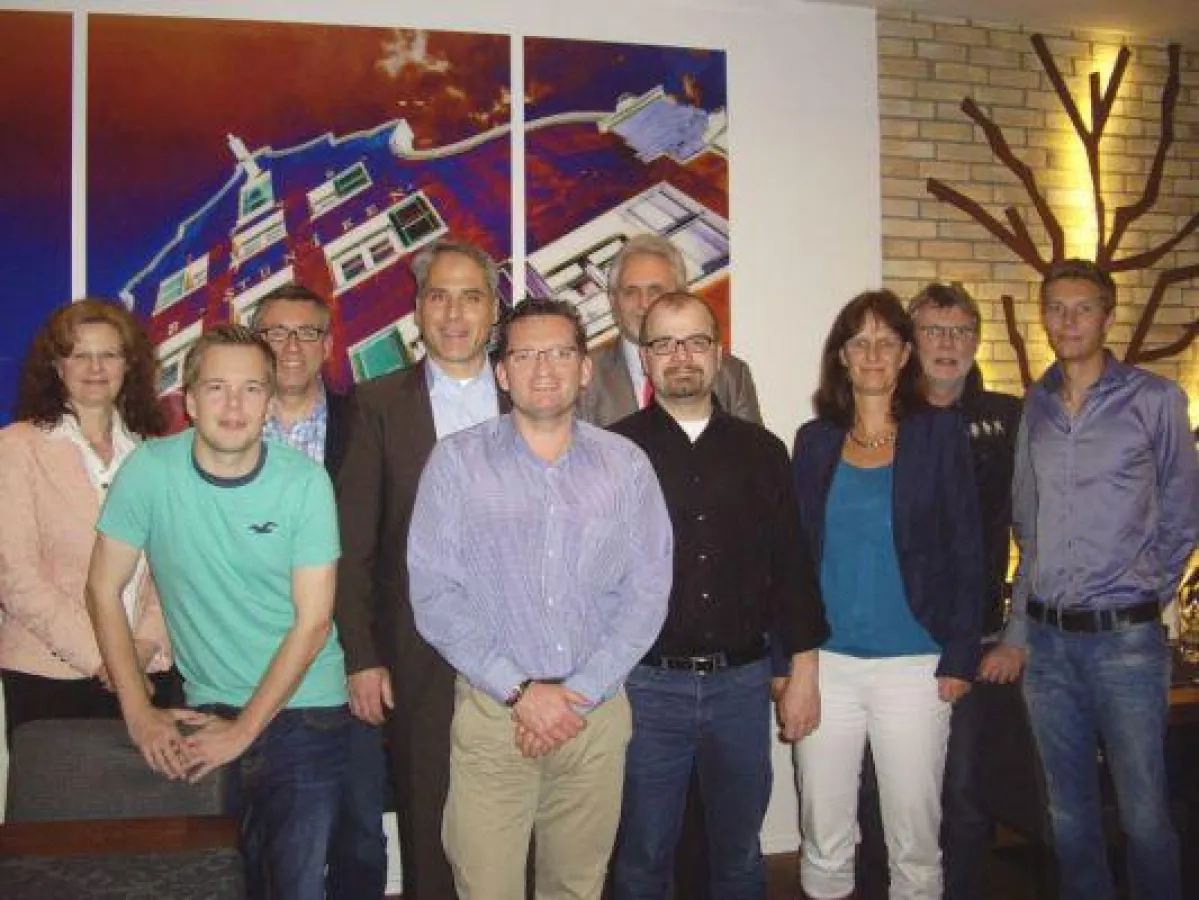 Teilnehmer von Links: Gudula Schulz QM-Beratung Bönen, Herr Janosch Graf (Student SRH), Dirk Schlüte