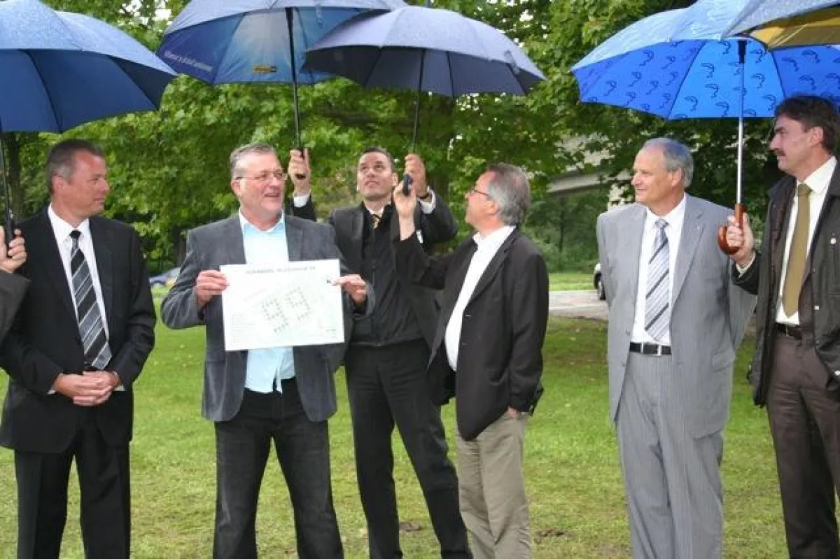 Nürnbergs Oberbürgermeister Dr. Ulrich Maly (l.) übernahm die Schirmherrschaft der Aktion von Erwin Bauer, Chefredakteur bi-GaLaBa