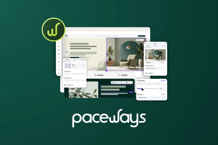 Bild: Paceways veröffentlicht „Lemongrass": Größtes Update der Website-Plattform mit komplett neuem Editor
