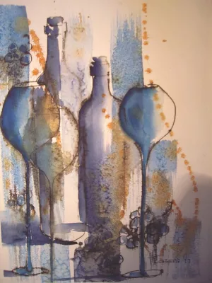 Bild: "Transmission von Farbe und Licht " - erste Ausstellung 2011 in der Malerkolonie Willingshausen