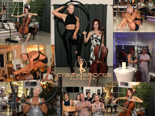 Bild: Das Experiment ging auf: Cello meets Acrobatic