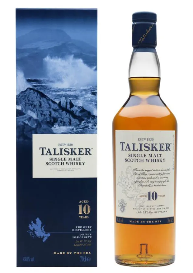 Talisker 10 im neuen Verpackungsdesign