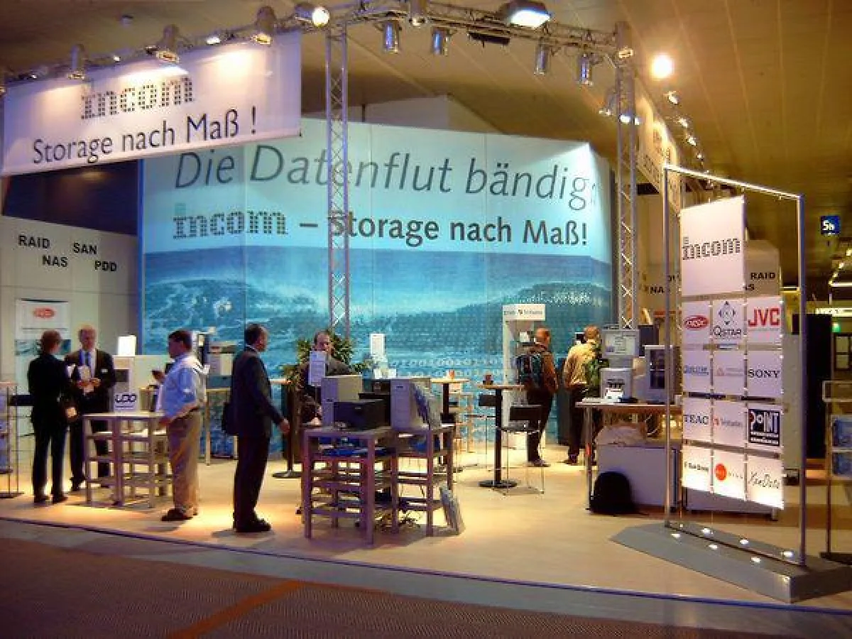 INCOM-Stand auf der Cebit