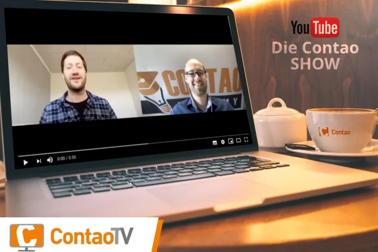 Bild: Contao TV - das neue Event-Format. Gemeinsam aber mit Abstand!