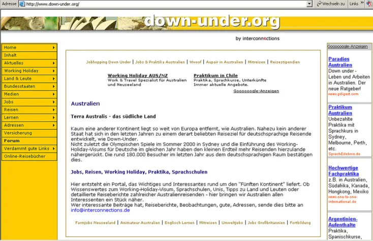 Bild: Australien - Reisen, Jobs, Working Holiday, Work and Travel, Praktika, Sprachschulen