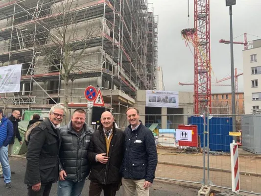 Bild: Neubauprojekt am Rebstockpark: AMADEUS twentyeight feiert Richtfest