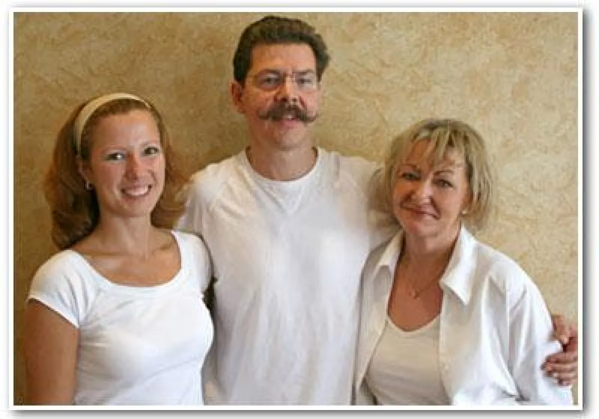 Wellness-Team im Schlosshotel Rheinfels: von links: Angela Lange, Gerald Strebe, Kerstin, Strebe