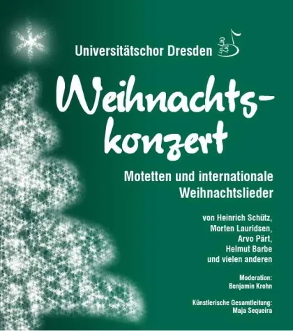 Weihnachtskonzert des Universitätschores Dresden Bild: Weihnachtskonzert des Universitätschores Dresden