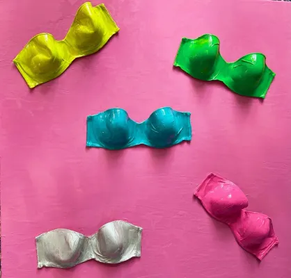 Bild: Münchner Künstlerin Alexandra Kordas im April bei der Design Week in Mailand und einer Ausstellungen in Rom!