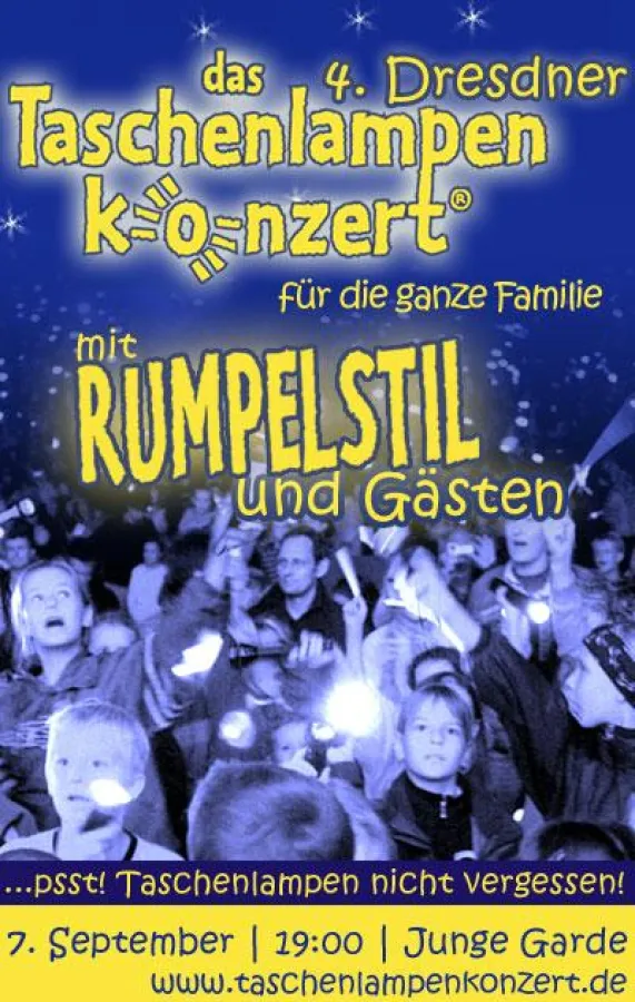 Taschenlampenkonzert Flyer