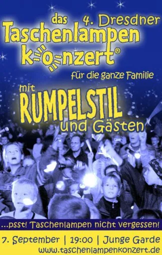 Bild: Taschenlampenkonzert in Dresden