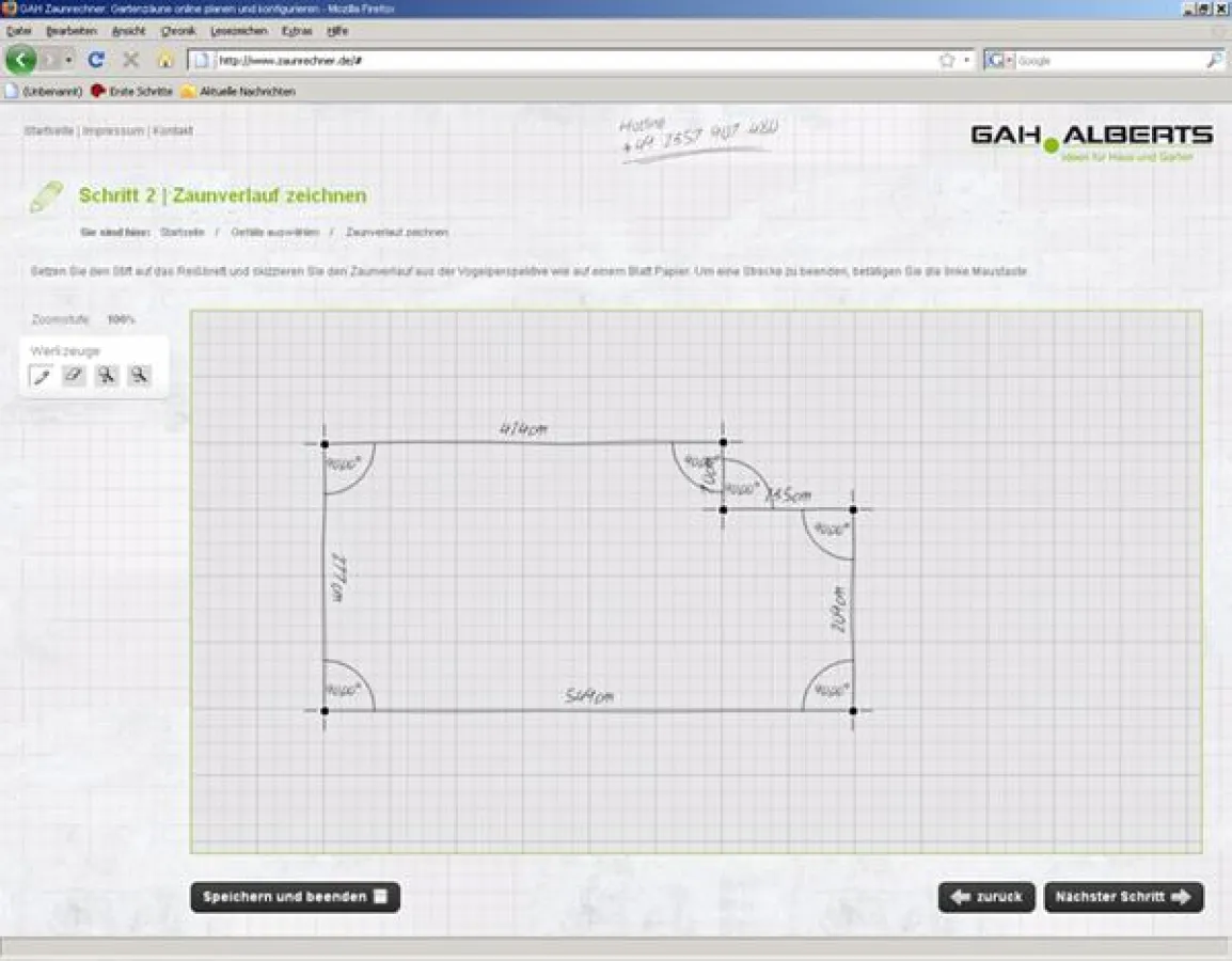 Der GAH Alberts Zaunrechner