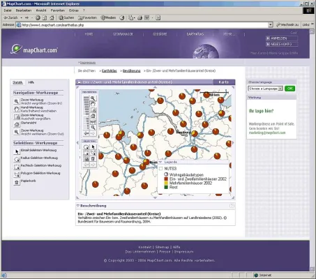 Bild: Das Bundesamt für Bauwesen und Raumordnung ist neuer Datenpartner für den MapChart EarthAtlas